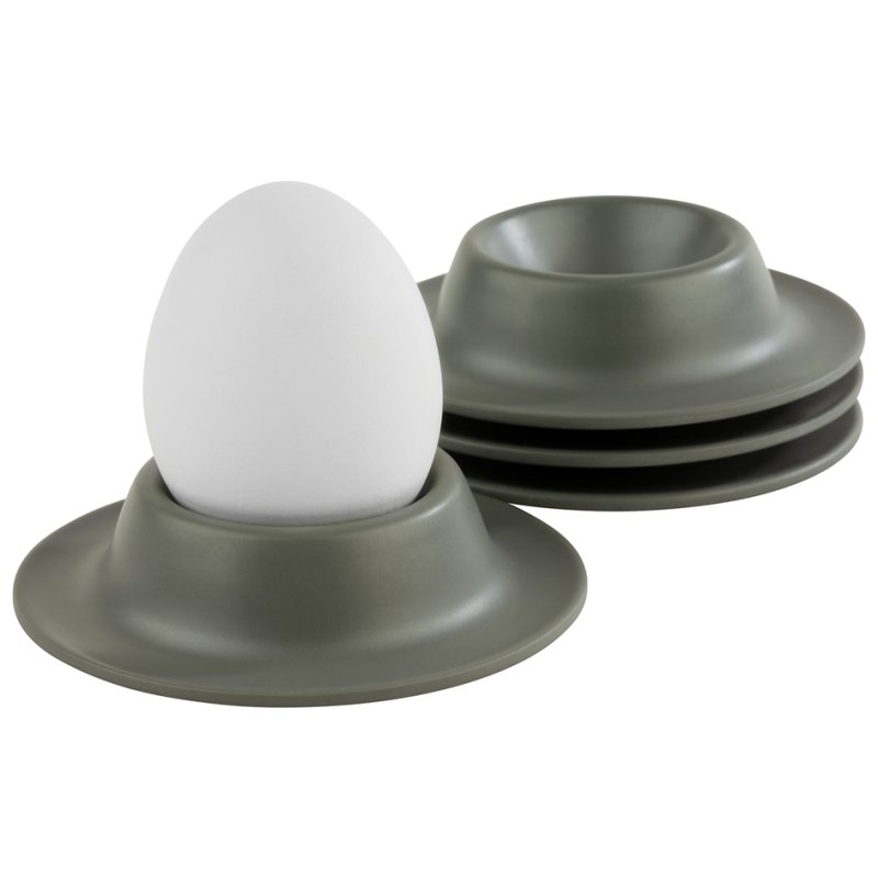 APS coquetiers EGGY, mélamine, gris, set de 4