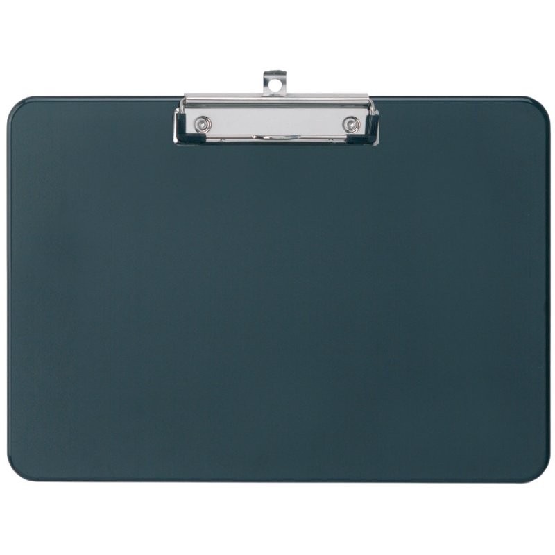 MAUL clipboard A4 landscape, black plastic, with bracket