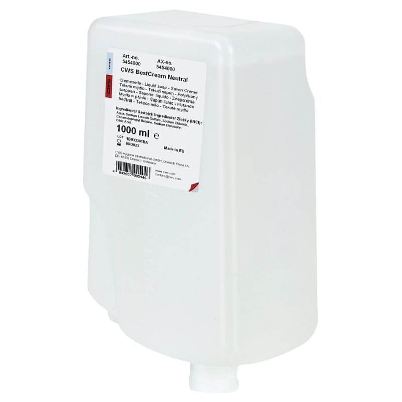 CWS crème savon BestCream, incolore, 500 ml