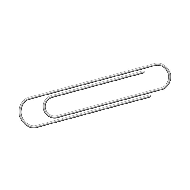 Kangaro trombones galvanisés, 50 mm, argent, 40 pièces