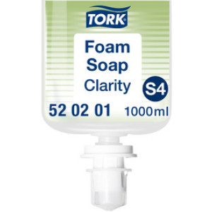 TORK schuimzeep transparant, parfumvrij, 1000 ml, S4 systeem