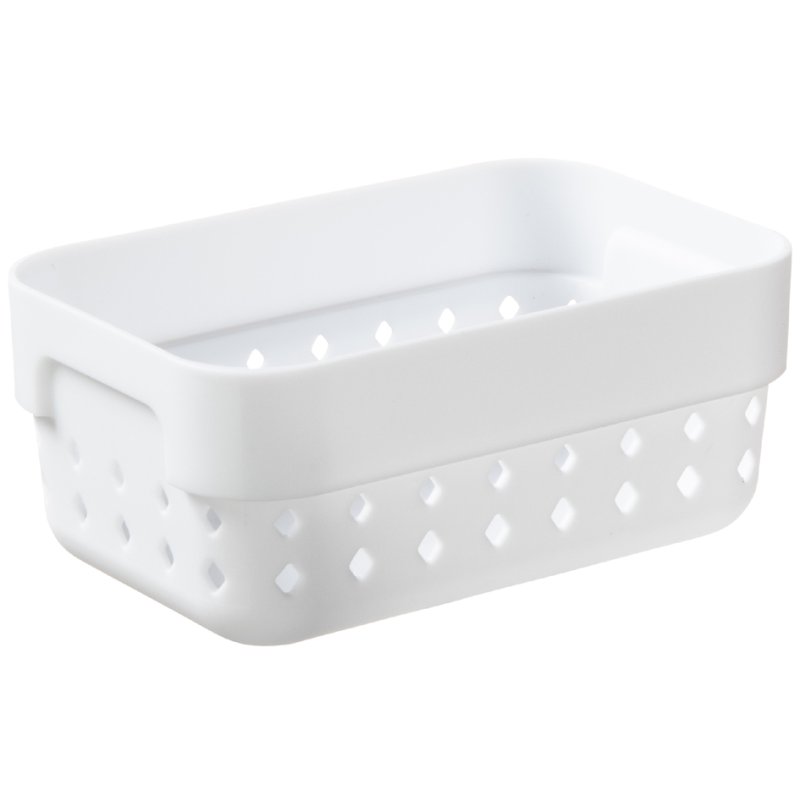 NHG bac de rangement empilable SEOUL ORGANIZER S, noir, 78×118×50 mm, PP recyclé