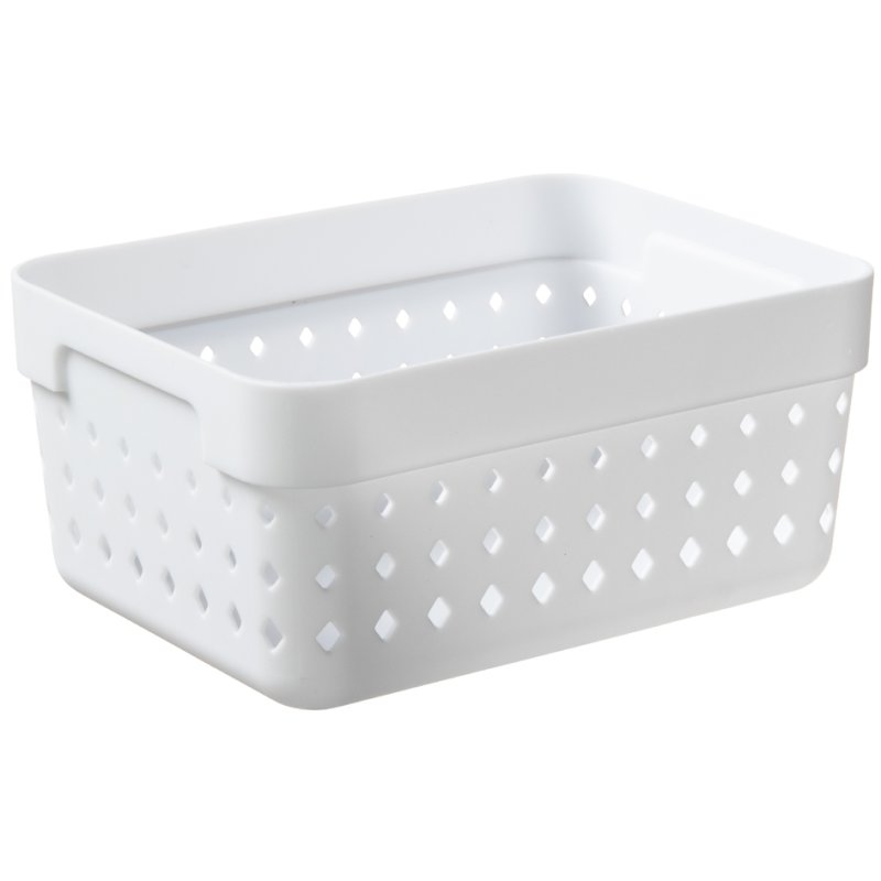 NHG panier de rangement empilable Seoul Organizer L, noir, 118×158×73 mm