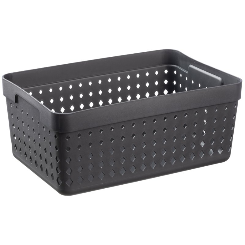 NHG XL bac de rangement empilable Seoul Organizer, blanc, 238×158×100 mm