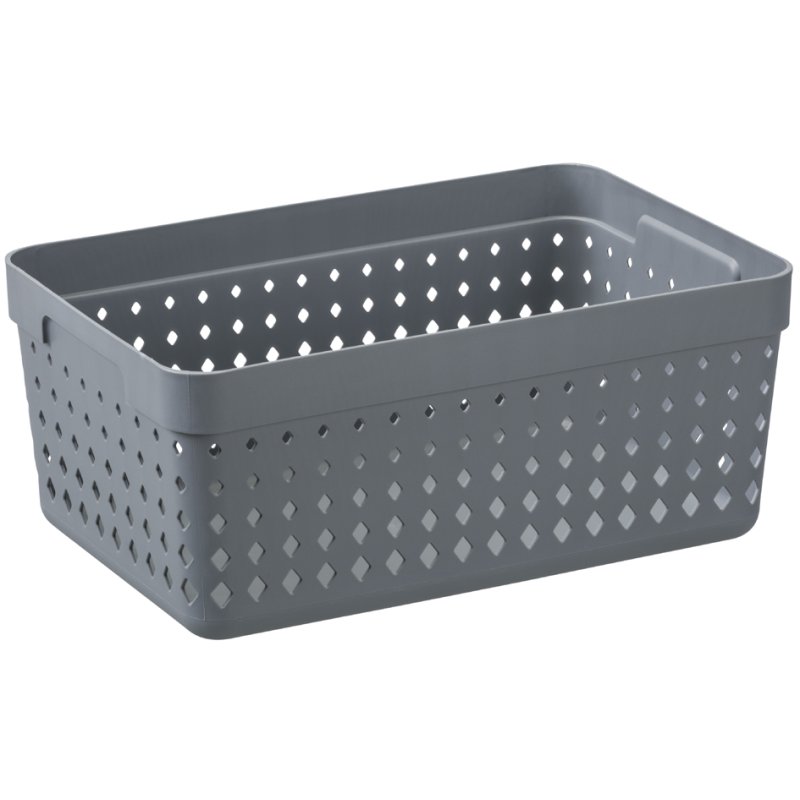 NHG XL bac de rangement empilable Seoul Organizer, blanc, 238×158×100 mm