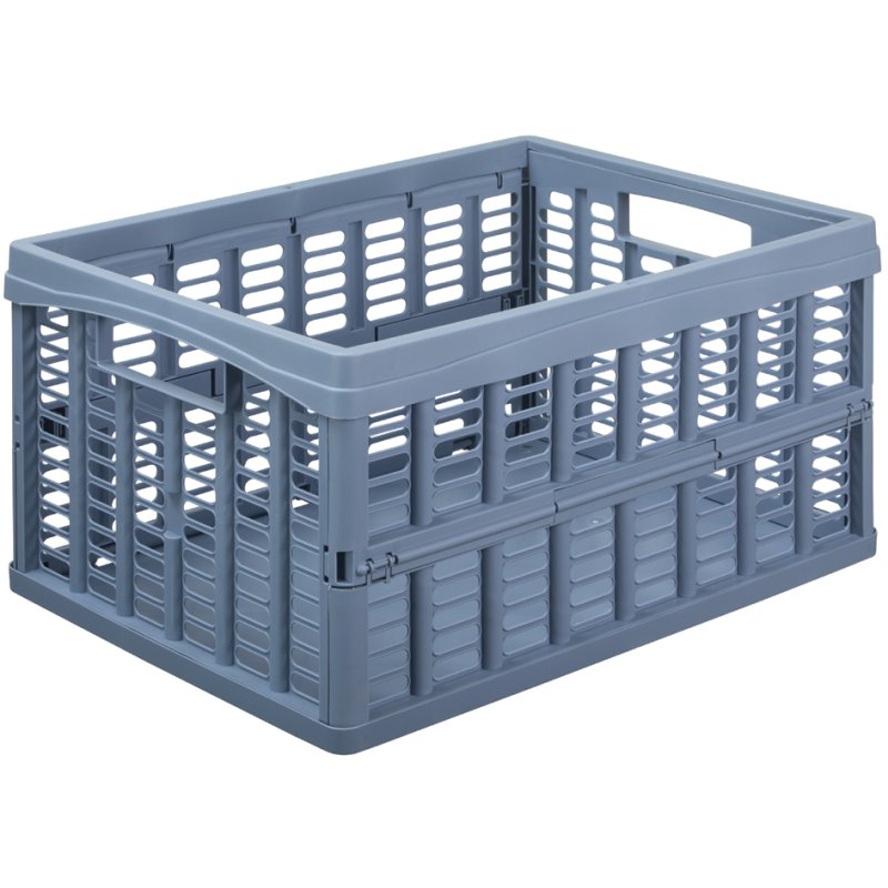 NHG boîte de rangement pliable, 32,5 litres, noir, 480×350×300 mm