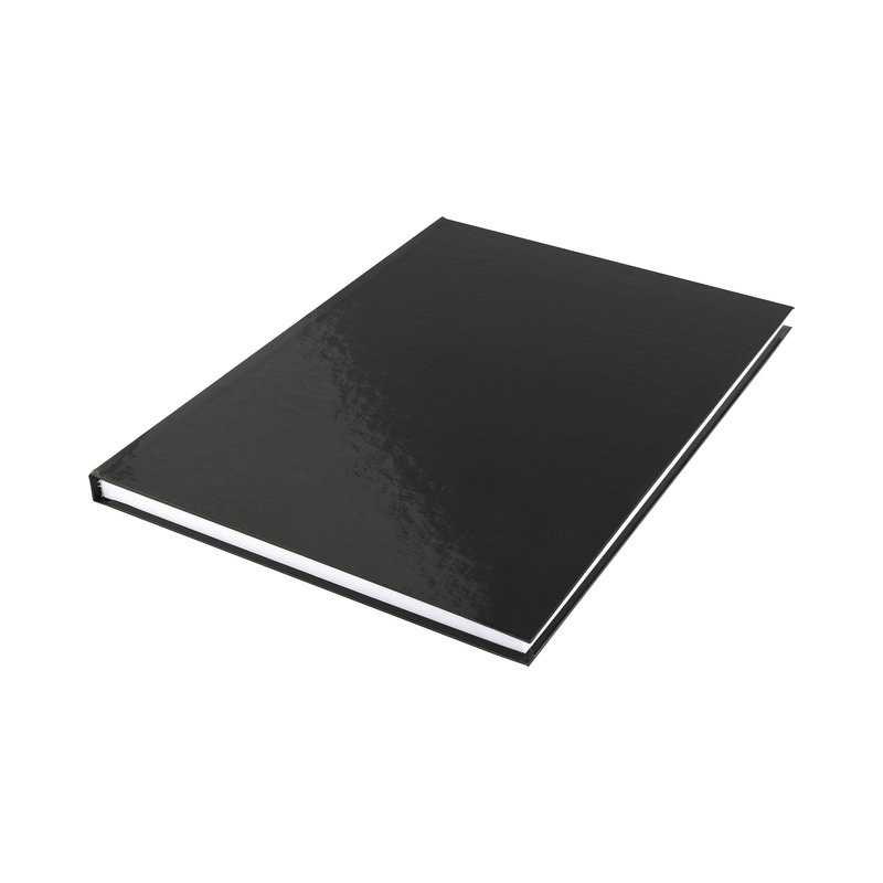 Kangaro notebook, white hardcover, 80 g/m² paper