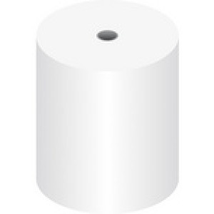 Kangaro thermorollen voor kaartlezers, wit, 80 mm × 75 m, 5 stuks