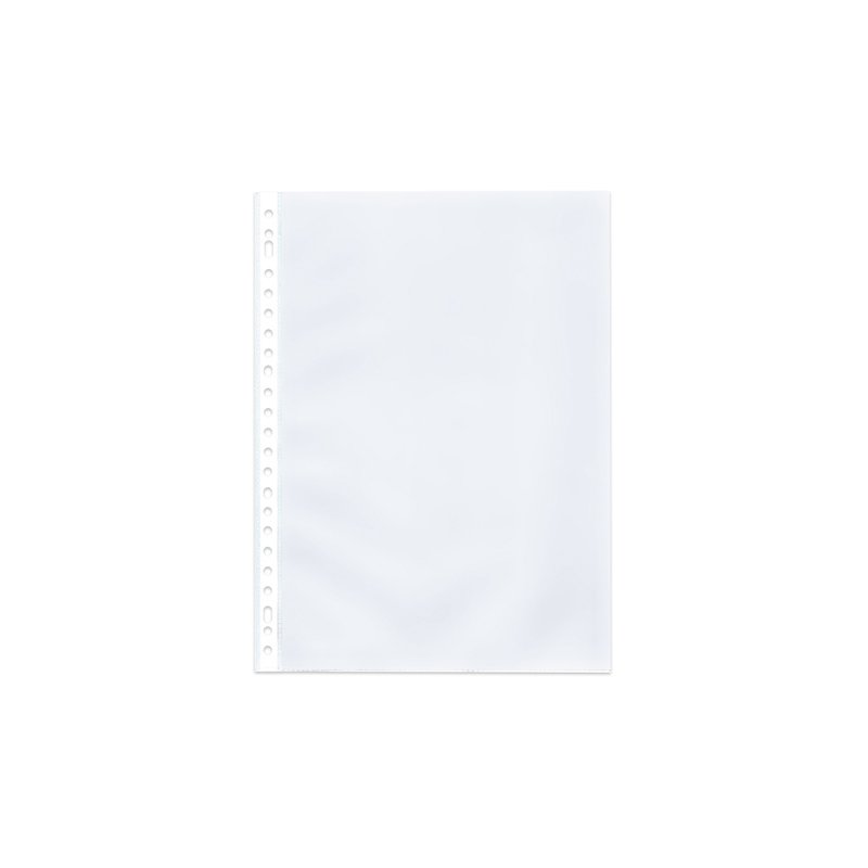 Kangaro pochettes de classement A4, PP transparent 0,12 mm, perforées 23 trous, 10 pièces