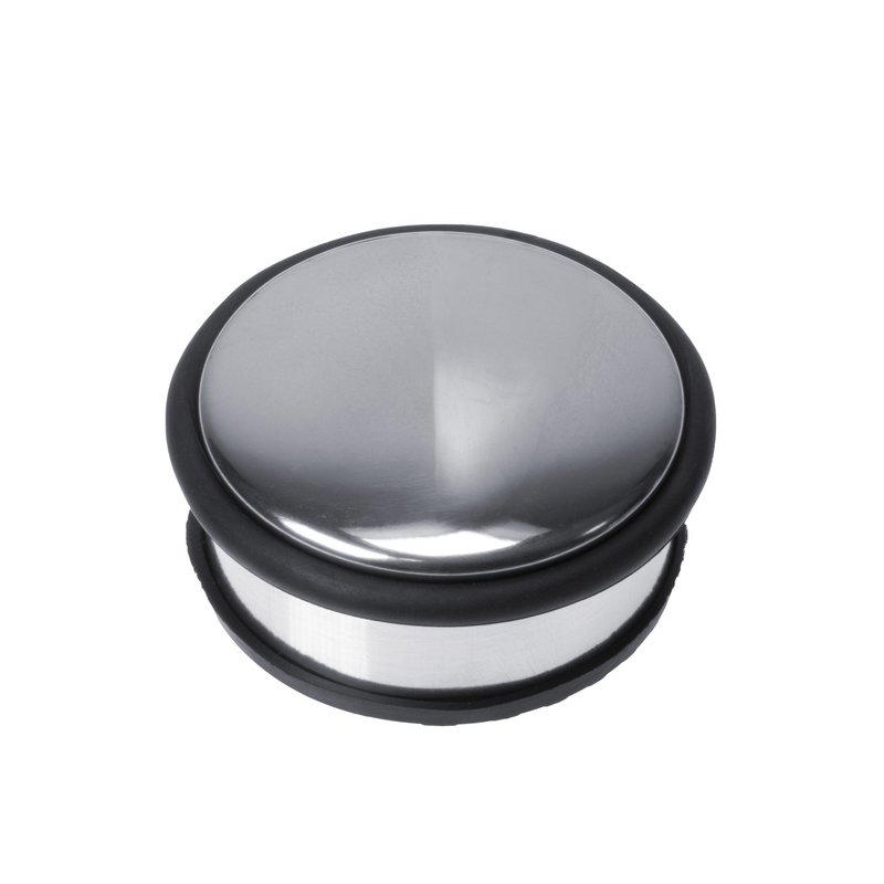 Kangaro door stop, silver, chrome-plated metal