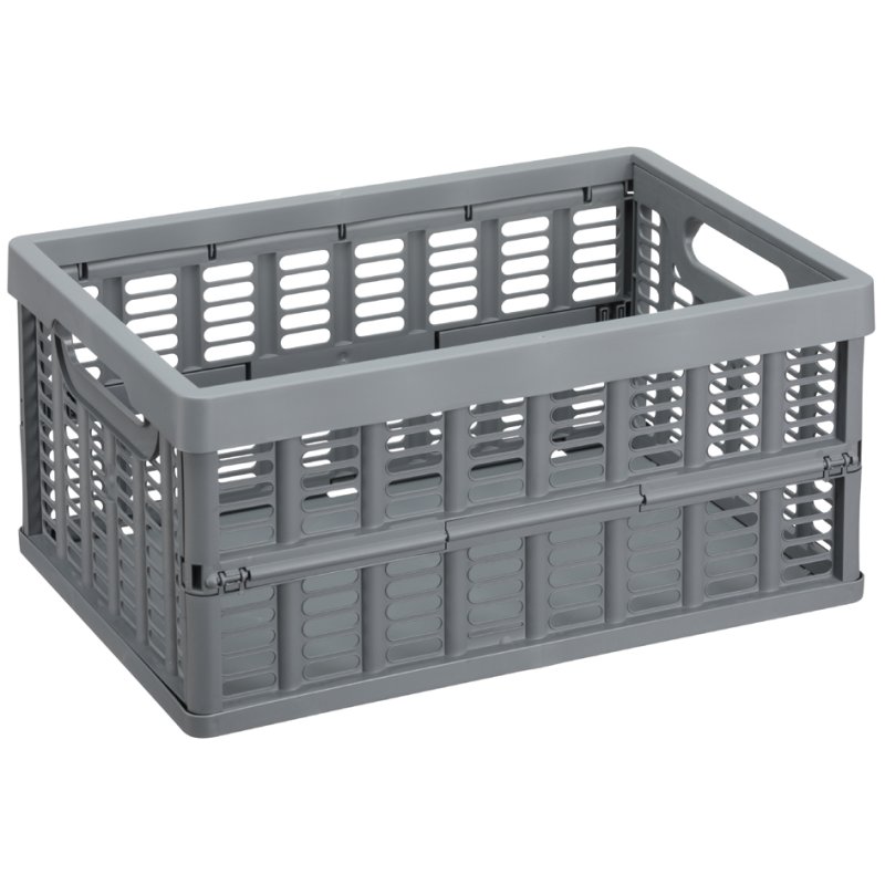 NHG boîte pliable, PP recyclé, noir, 11,5 litres