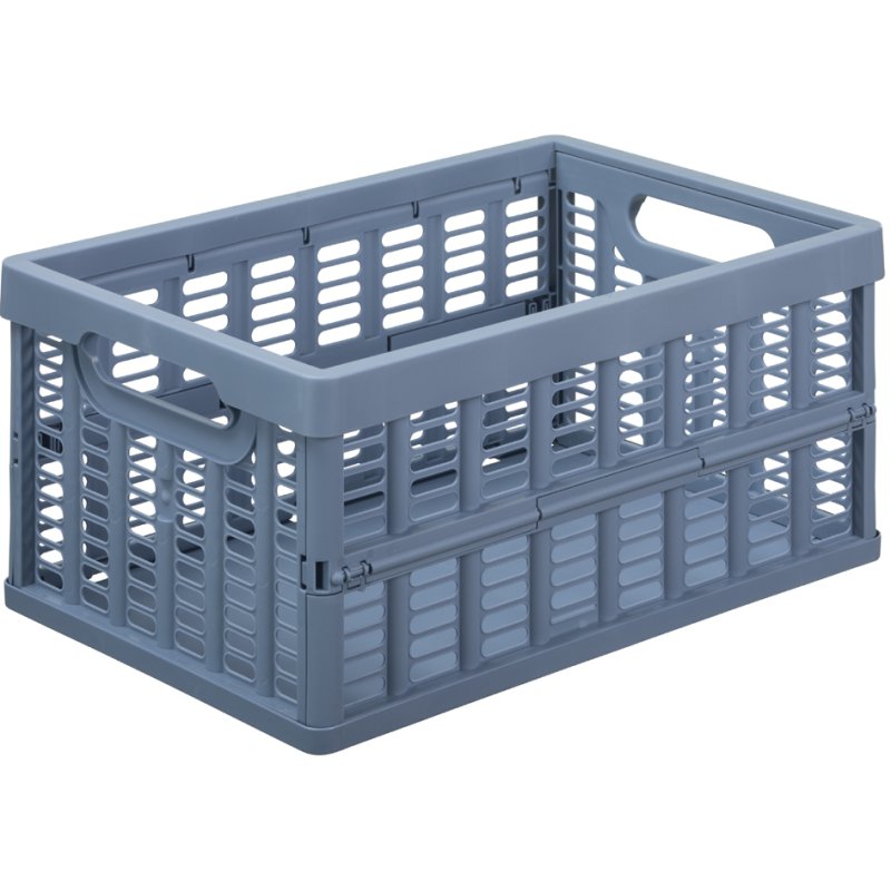 NHG boîte pliable, PP recyclé, noir, 11,5 litres
