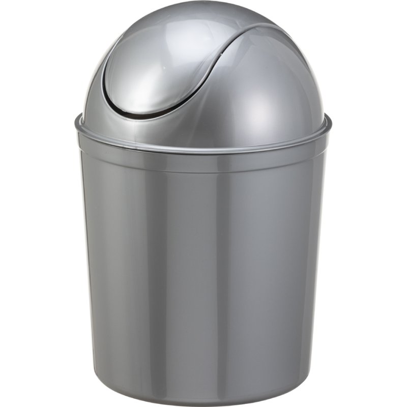 Plast Team poubelle avec couvercle basculant, blanc, 5 litres
