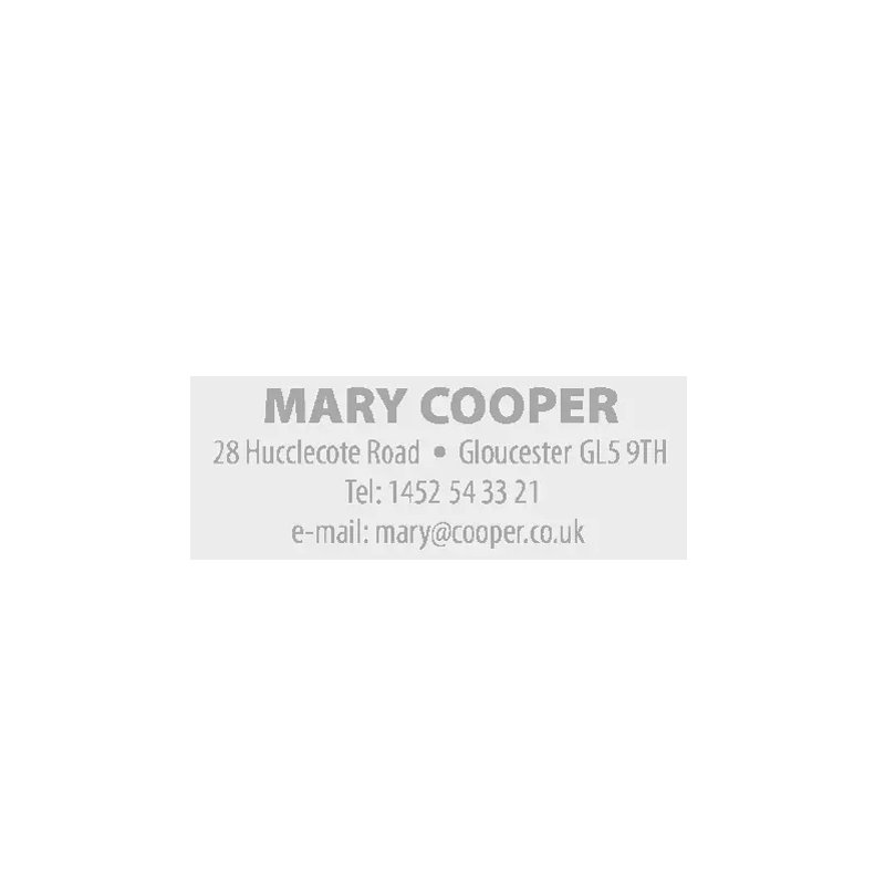 COLOP tampon texte Printer C20, 4 lignes, noir, 14×38 mm