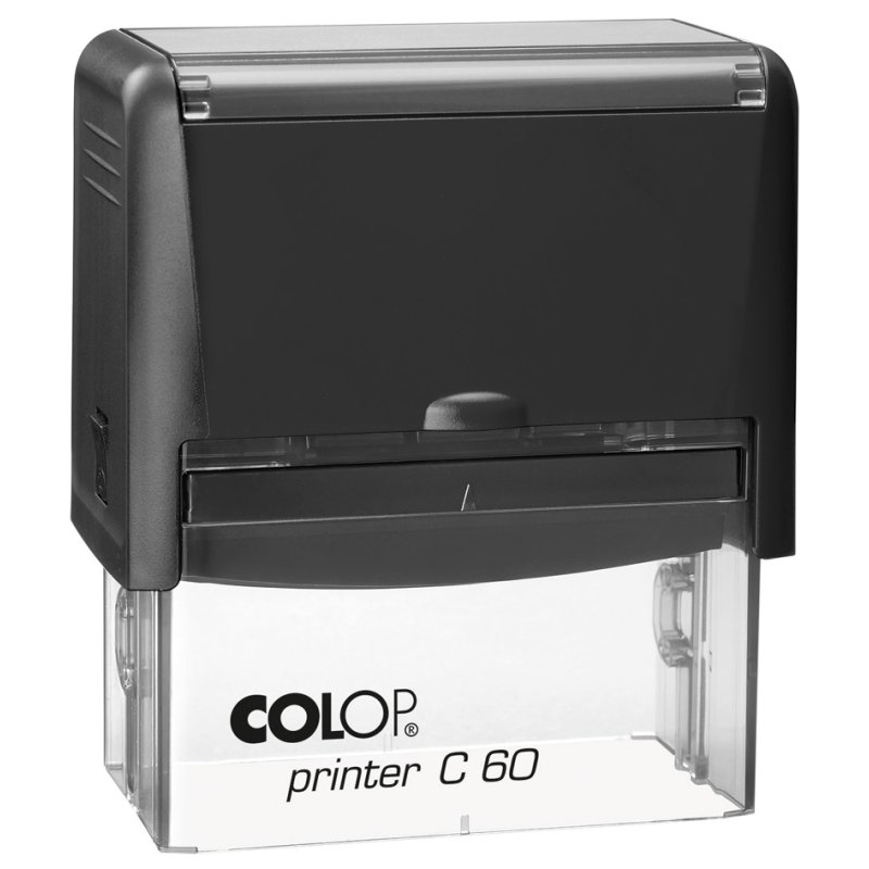 COLOP encreur de texte Printer C60, 8 lignes, noir, 37×76 mm