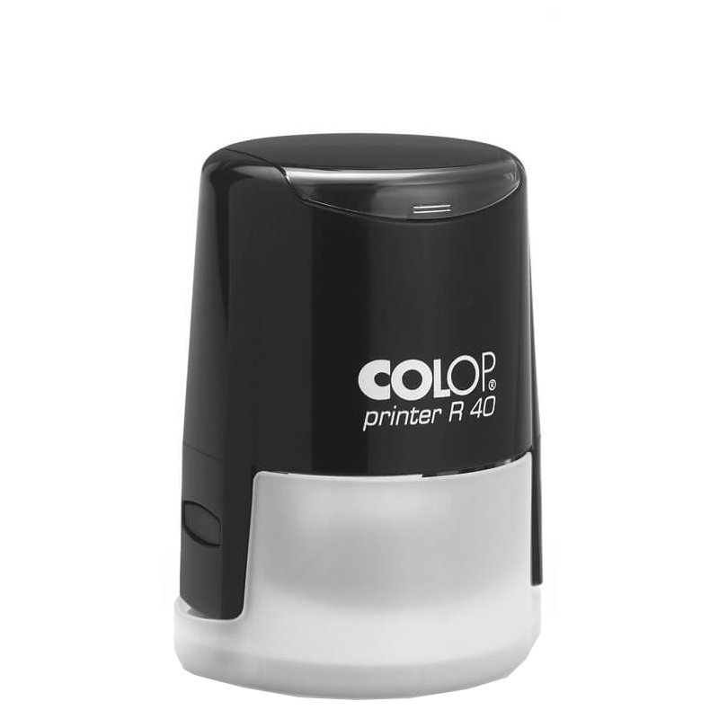 COLOP tampon texte Printer R40, rond, auto-encreur, diamètre 40 mm