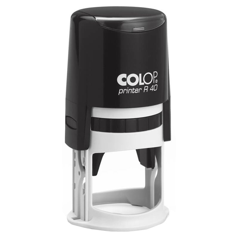 COLOP tampon texte Printer R40, rond, auto-encreur, diamètre 40 mm