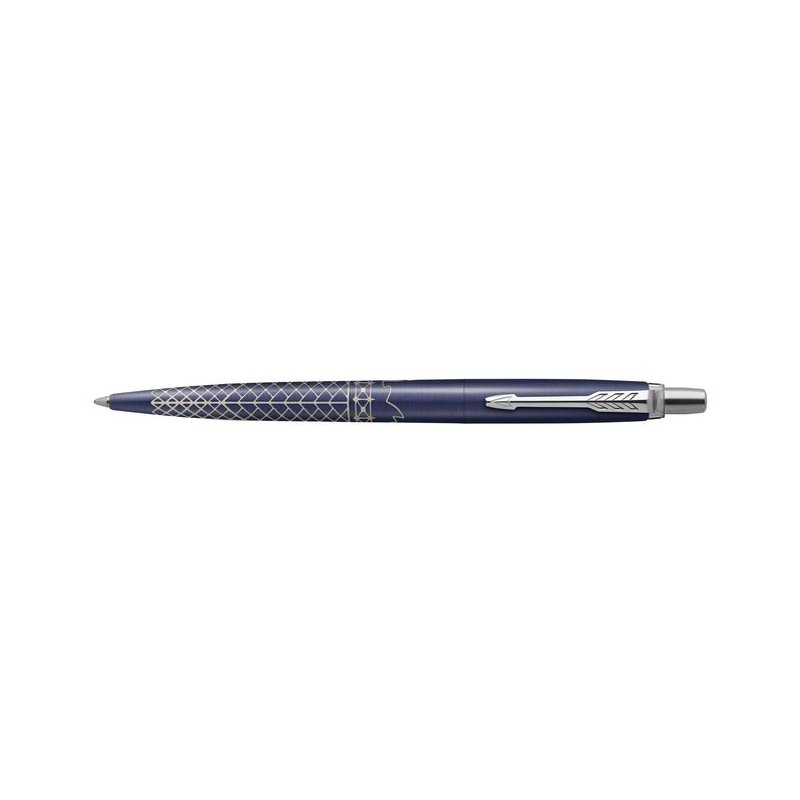 PARKER Jotter Stylo à bille rétractable Sydney, bleu, acier inoxydable, édition spéciale