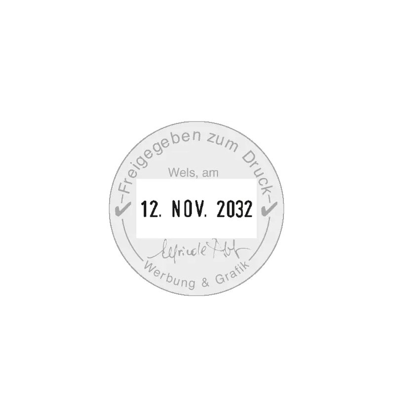 COLOP date stamp Printer R 30-Dater, round, black, diameter 30 mm