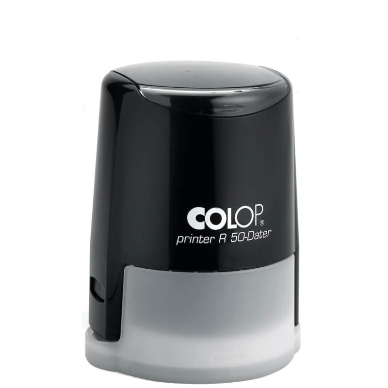 COLOP date stamp Printer R 50-Dater, round, black, diameter 50 mm