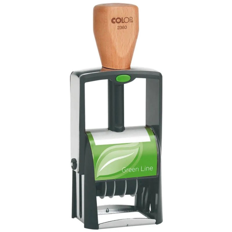 COLOP datumstempel 2360 Green Line, 4-regelig, 30×45 mm, zelfinkend