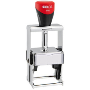 COLOP tekststempel Expert 3100, 6-regelig, 24×41 mm, met waardebon