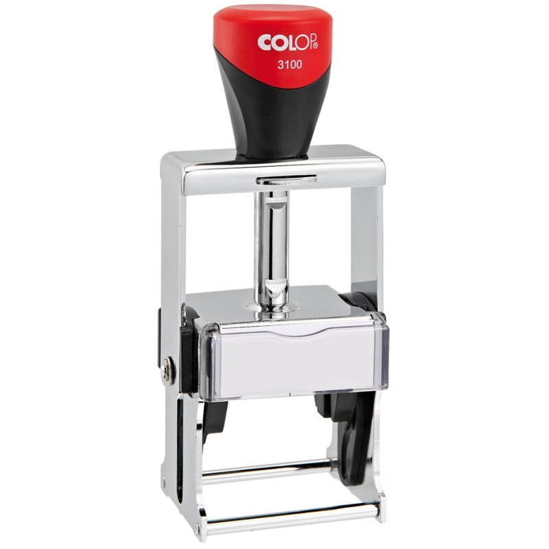 COLOP tekststempel Expert 3100, 6-regelig, 24×41 mm, met waardebon