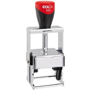COLOP tekststempel Expert 3300, 7-regelig, 30×45 mm, zwart kussentje