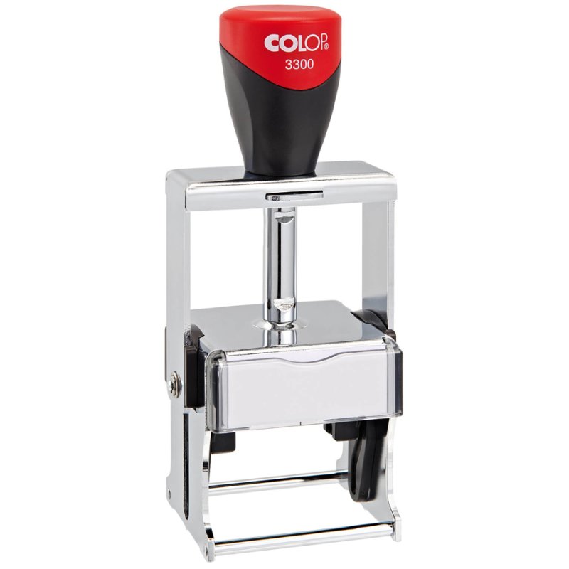 COLOP tekststempel Expert 3300, 7-regelig, 30×45 mm, zwart kussentje