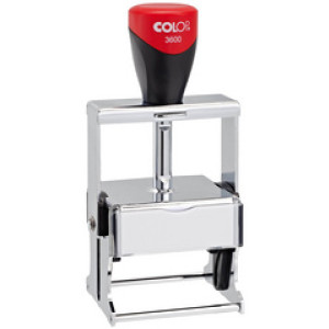 COLOP tekststempel Expert 3600, 8-regelig, 37×58 mm, waardebon
