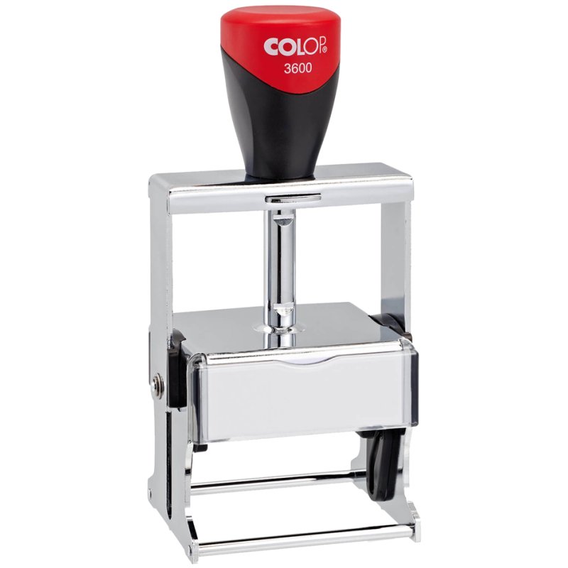 COLOP tekststempel Expert 3600, 8-regelig, 37×58 mm, waardebon