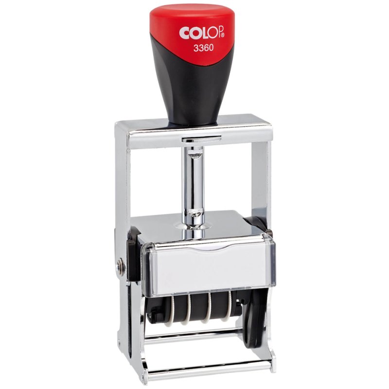 COLOP datumstempel Expert 3360, vierlijnig, zelfkleurend, 30×45 mm