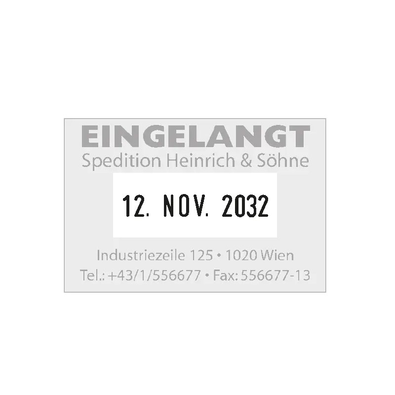 COLOP datumstempel Expert 3360, vierlijnig, zelfkleurend, 30×45 mm