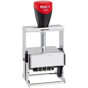 COLOP datumstempel Expert 3660, 6 regels, zelfinkleurend, 37×58 mm