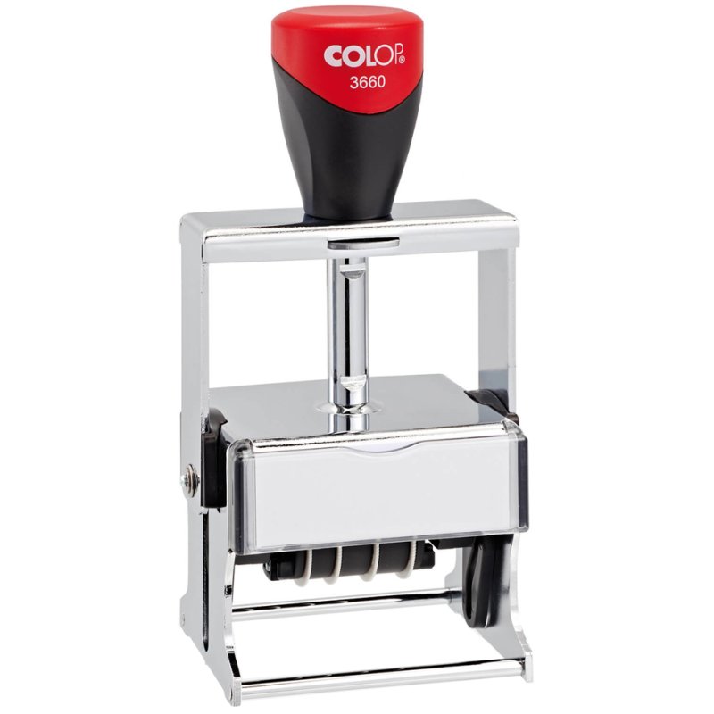 COLOP datumstempel Expert 3660, 6 regels, zelfinkleurend, 37×58 mm