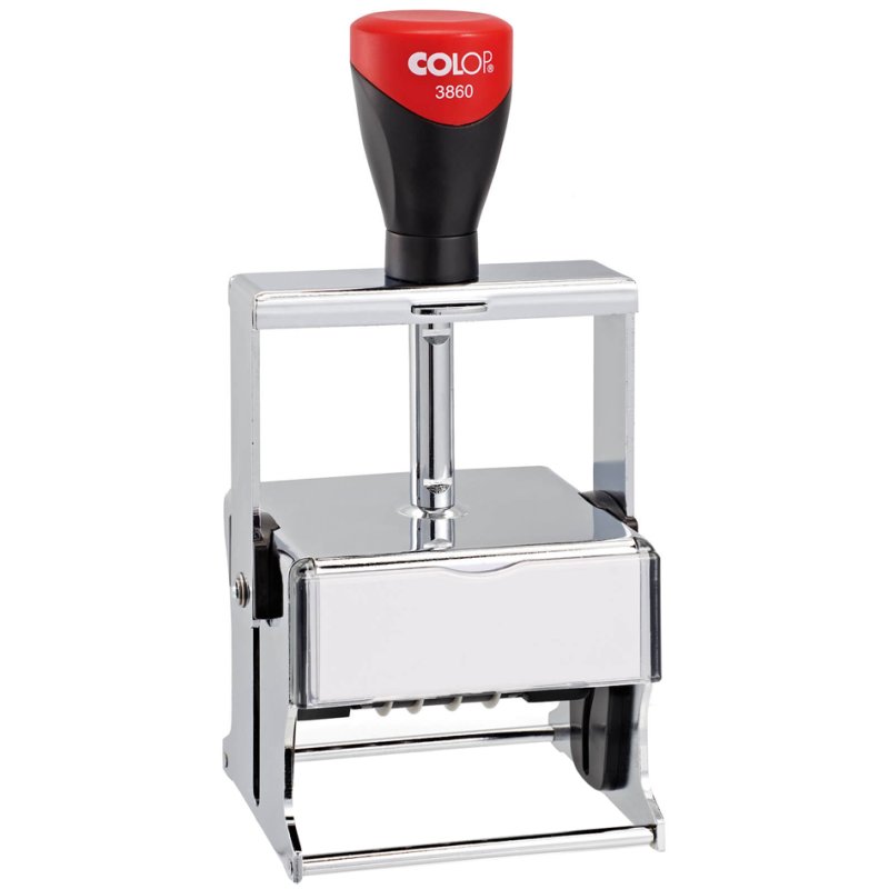 COLOP datumstempel Expert 3860, 8-regelig, zelfinkleurend, 49×68 mm