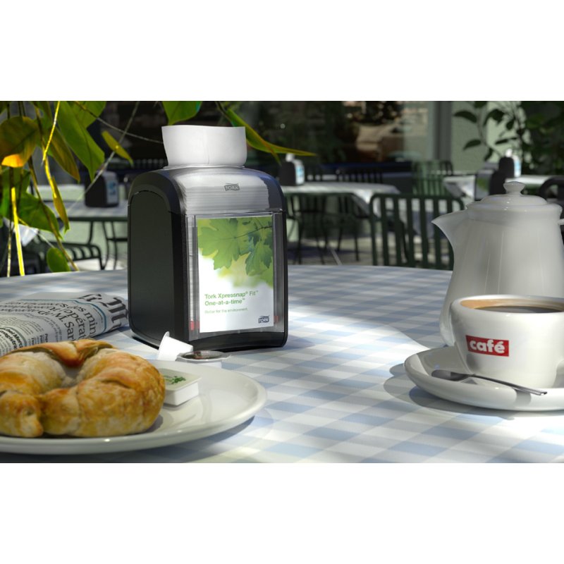 TORK Xpressnap Fit distributeur de serviettes, modèle de table, noir, N14