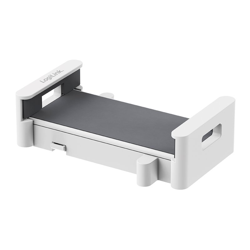 LogiLink support smartphone/tablette pour bras moniteur, noir, VESA 75×75, max. 1 kg