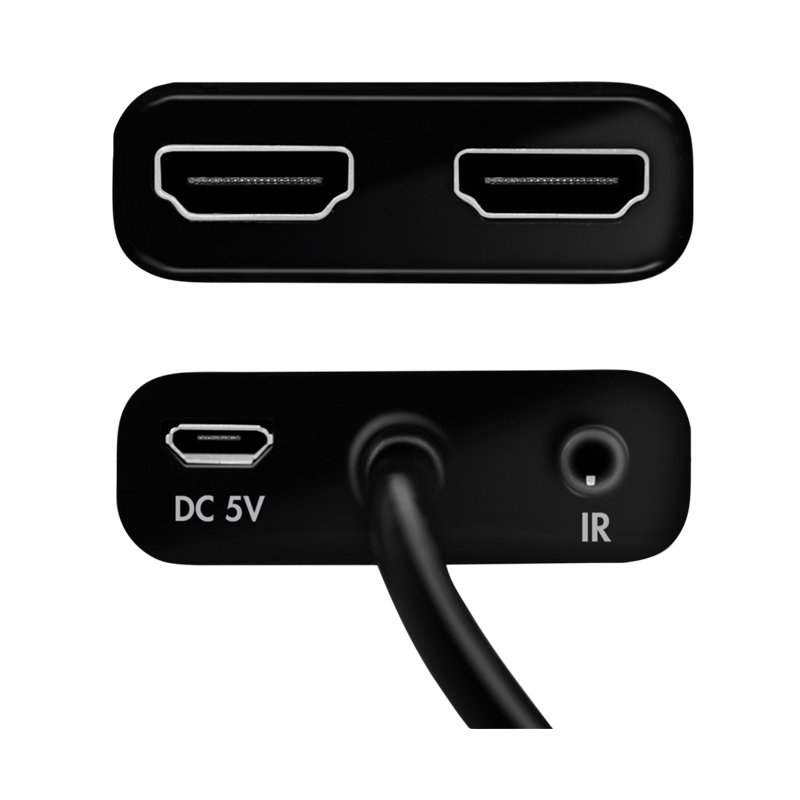LogiLink Répartiteur HDMI 4K 60Hz, réducteur, support EDID