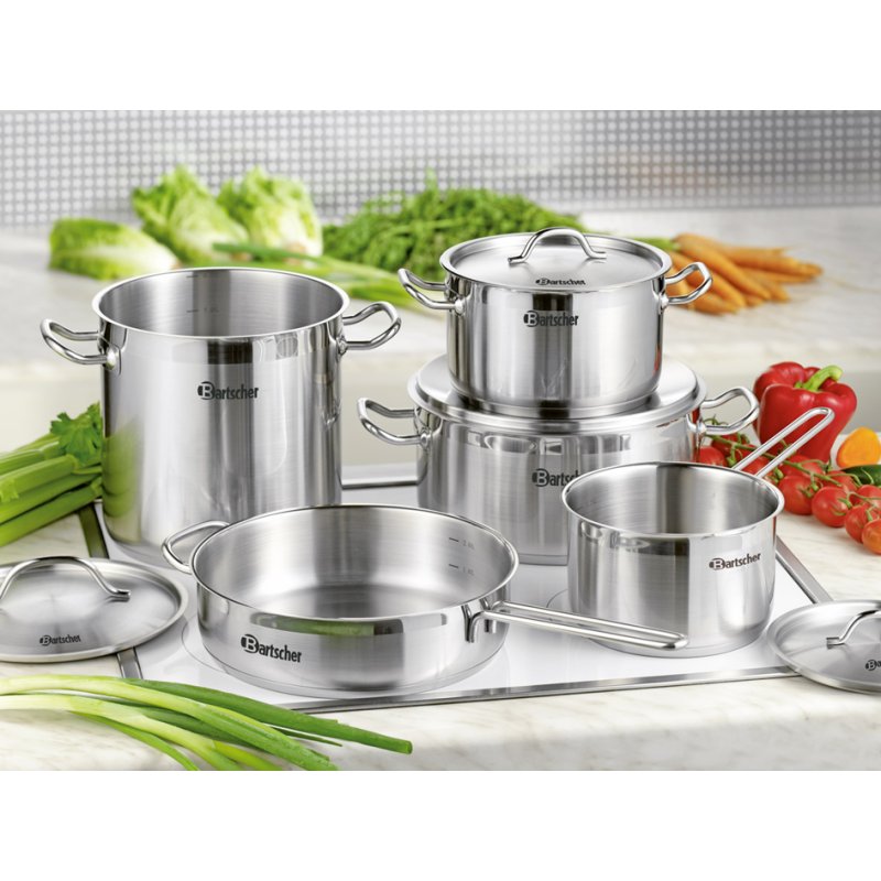 Esmeyer batterie de cuisine CAESAR, 9 pièces, acier inoxydable 18/10
