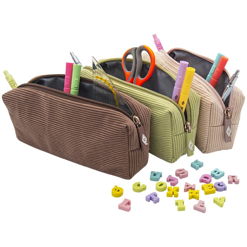 WEDO étui velours, beige, 230×50×95 mm