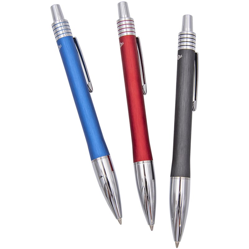 WEDO Concento click ballpoint pens, display of 16 pieces, blue M