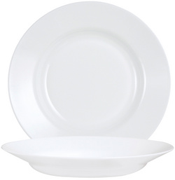 Esmeyer Arcoroc soepborden EVERYDAY, hartglas, wit, 225 mm, 6 stuks