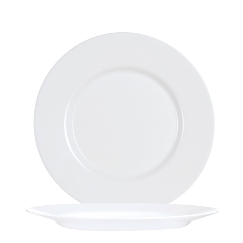 Esmeyer Arcoroc sous-tasses à café EVERYDAY, blanc, verre trempé, diamètre 140 mm, 6 pièces