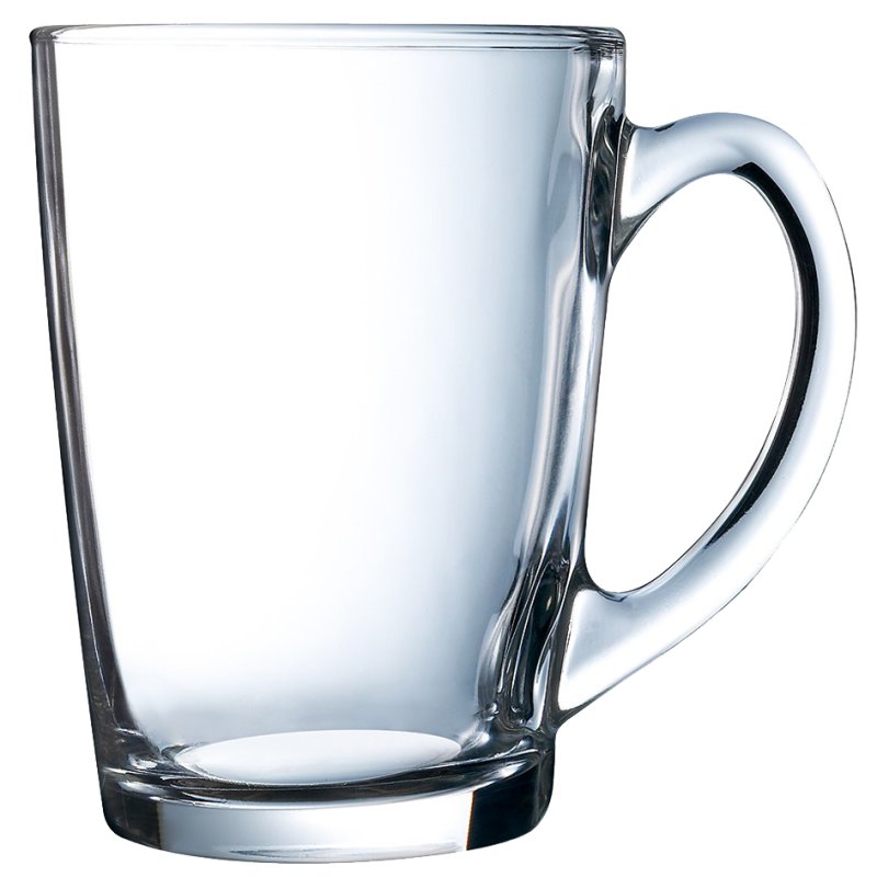 Esmeyer Arcoroc tasses NEW MORNING, verre opale blanc, 320 ml, 6 pièces