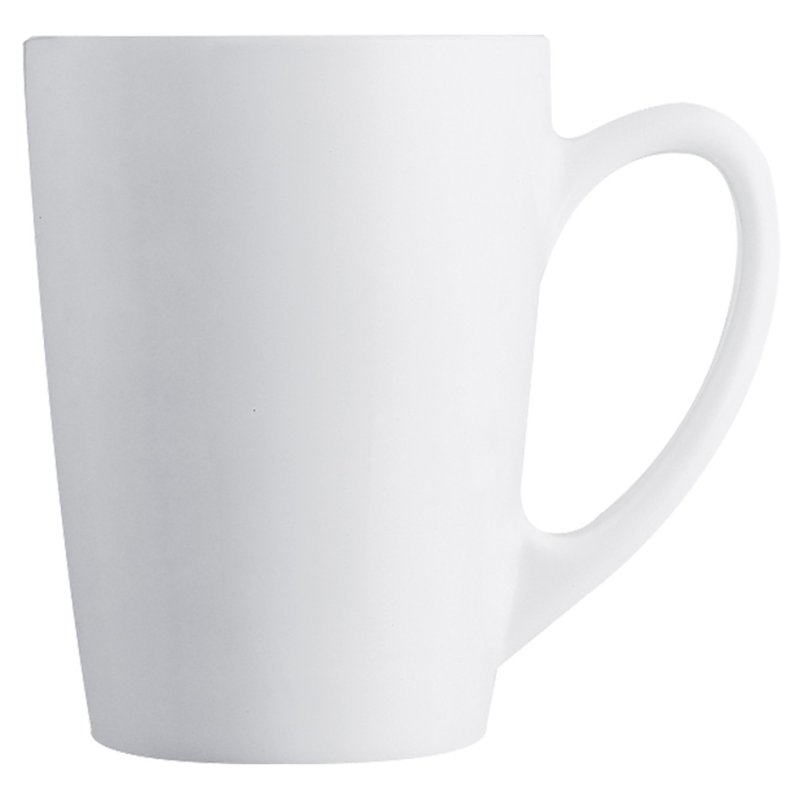 Esmeyer Arcoroc tasses NEW MORNING, verre opale blanc, 320 ml, 6 pièces