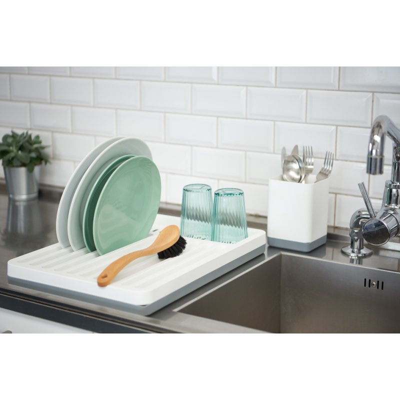 Plast Team bac d'égouttage couverts Montreal, blanc/gris, 104×104×148 mm