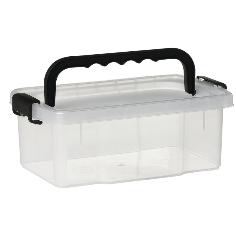 Plast Team opbergbox HOBBY BOX, transparant, stapelbaar