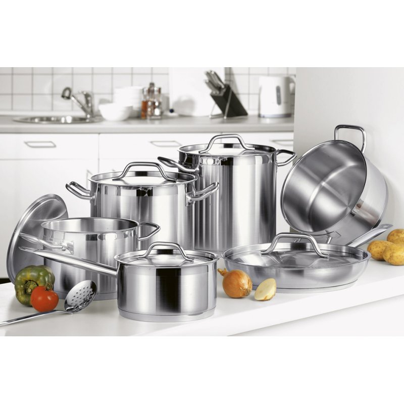 Esmeyer cookware set PROFESSIONELL, 7-piece, stainless steel 18/10