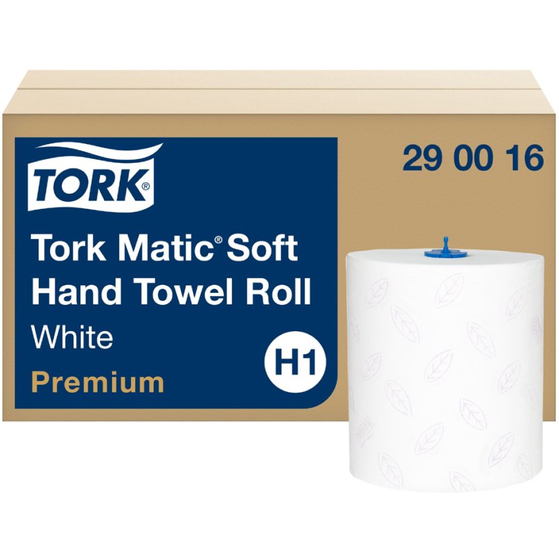 Tork Matic rouleau d'essuie-mains, 2 plis, blanc, 100 m